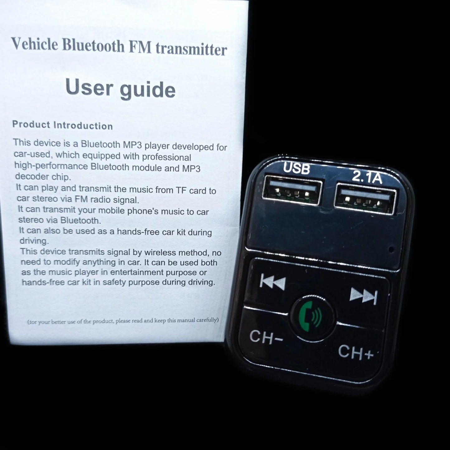 Transmissor Bluetooth Isqueiro