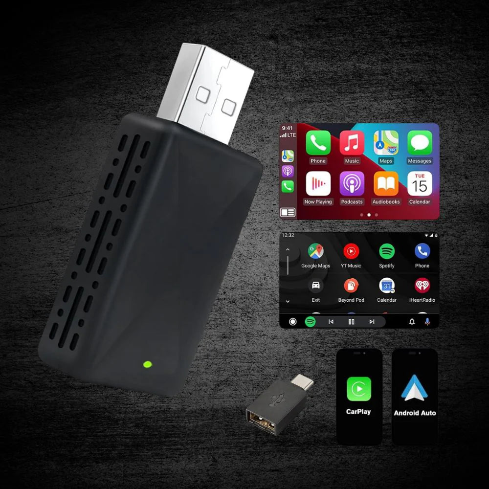 Adaptador CarPlay & Android Auto Sem Fios