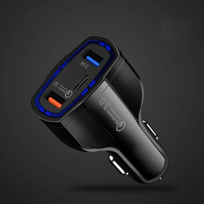 Carregador Isqueiro USB e USB-C