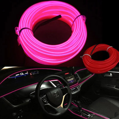 Fio Néon Flexível para Carro