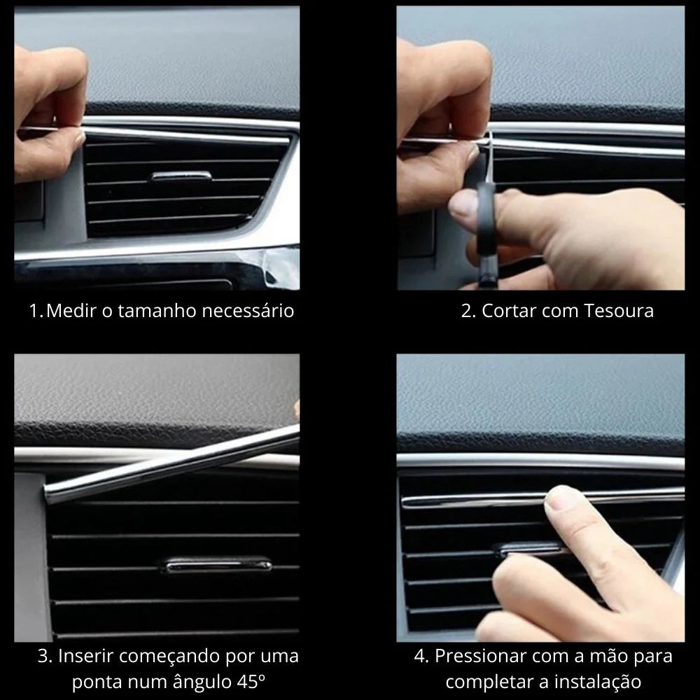 Tiras Decorativas de saída de AR